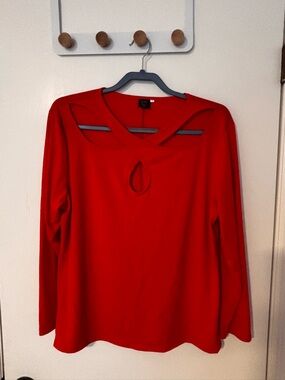 Rebel Raven Red Long Sleeve Top
